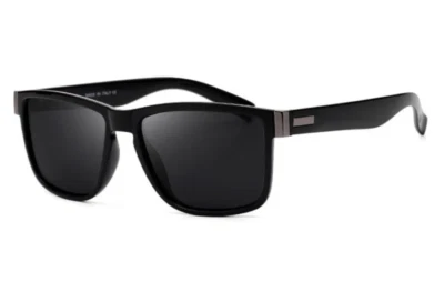 Lunettes Soleil Polarisées UV400 Unisexe Anti-Éblouissement Style Rétro Été - Photo 1/4