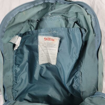 Fjallraven Kanken Teal Backpack School Outdoors Collage 