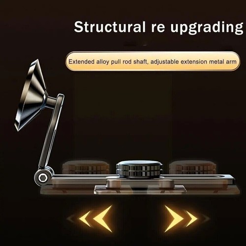 Soporte magnético universal para montaje en coche tablero de instrumentos para teléfono celular giratorio 360° - Imagen 5 de 11