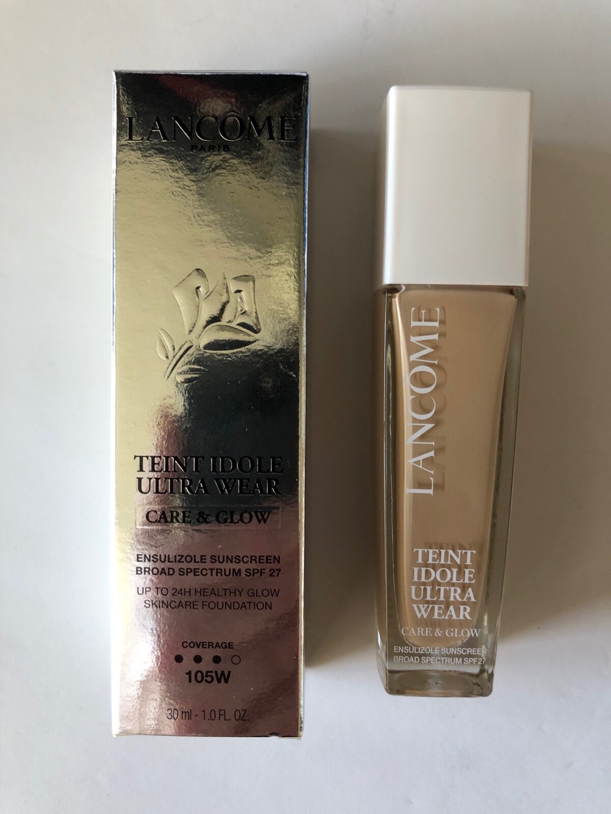 105W Teint Idole Ultra Wear Care & Glow Foundation 1 Fl Oz SPF