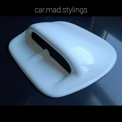 CMS Design White Plastic Induction Scoop/Track car/Bonnet Vent/Air Intake/Rally
