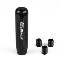 Jdm Mugen Black Carbon Fiber Manual Gear Shifter 5 6 Speed Shift Knob-13cm