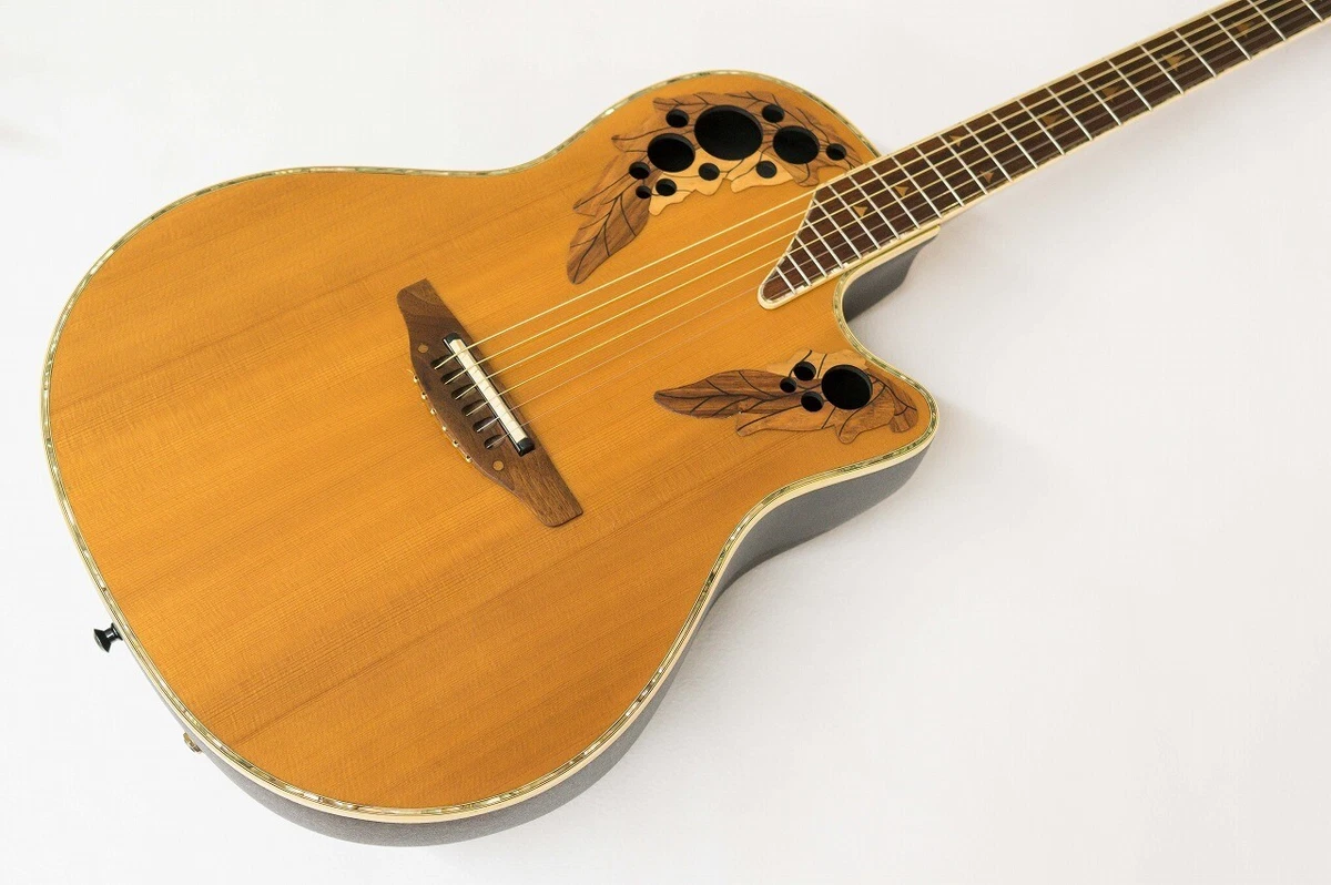 Ovation N768 Elite Electric Acoustic Guitar w Hard Case F S eBay