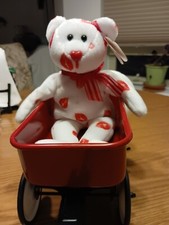 TY Beanie Baby - SMOOCH the Kisses Bear 8.5 inch 
