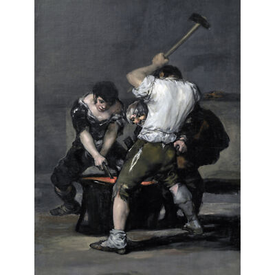 Francisco Goya Y Lucientes De La Fragua großer Leinwand Kunstdruck