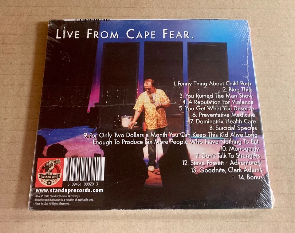 New CD Stand-Up Comedy - Doug Stanhope - From Across The Street - Live 8/11/2009 - Image 2 of 4