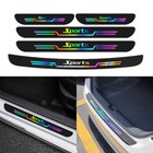 Car Door Plate Sill Scuff Cover Anti Scratch Sticker Protector Trims Accessories