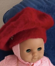 NEU Baskenmütze Damenmütze Französische Mütze ANGORA BASKE Barette Dehnbar 