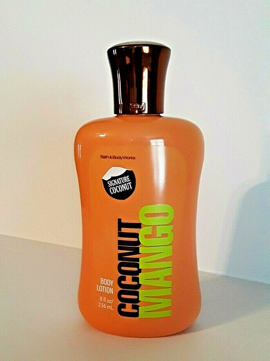 Bath & Body Works Signature COCONUT MANGO Lotion 8oz RARE