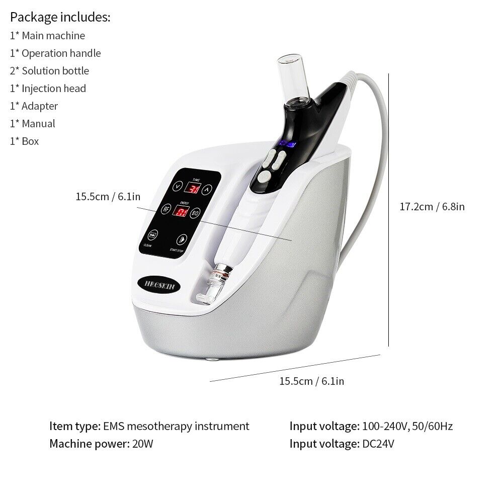 EMS Meso Injector No Needle Skin Wrinkle Removal Care EMS Meso Injector No Needle Skin Wrinkle Removal Care