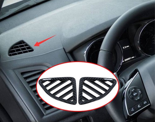 Carbon Fiber Dashboard Air Outlet Cover For Mitsubishi Outlander Sport 2011-2022 - Picture 2 of 7
