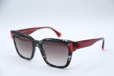 NEW FACE A FACE VERSO 2 COL. 0078 HAVANA RED GRADIENT AUTHENTIC SUNGLASSES 55-19