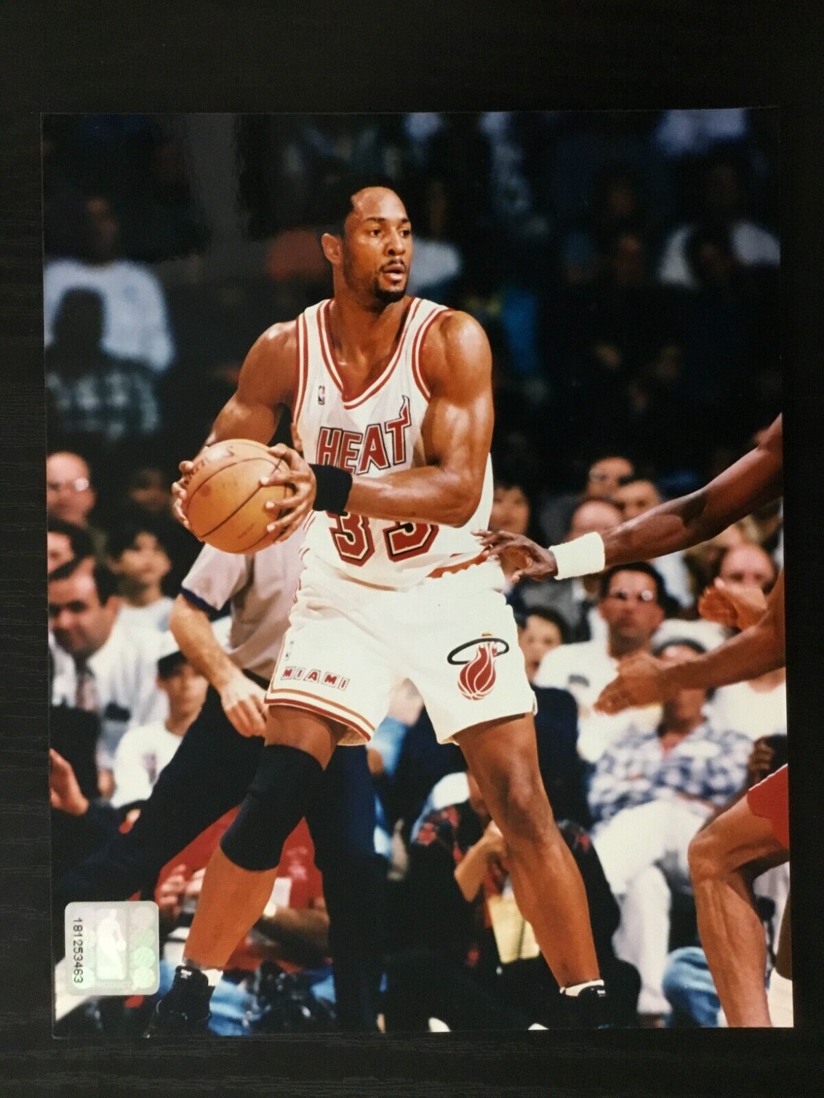 ALONZO MOURNING 8X10 PHOTO MIAMI HEAT BASKETBALL NBA GAME SHOT