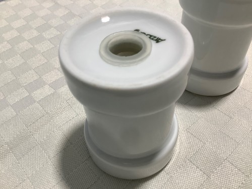 Arzberg White Cult Salt 7 Hole & Pepper 1 Hole 2 1/2” Tall Shaker Set - Picture 5 of 8