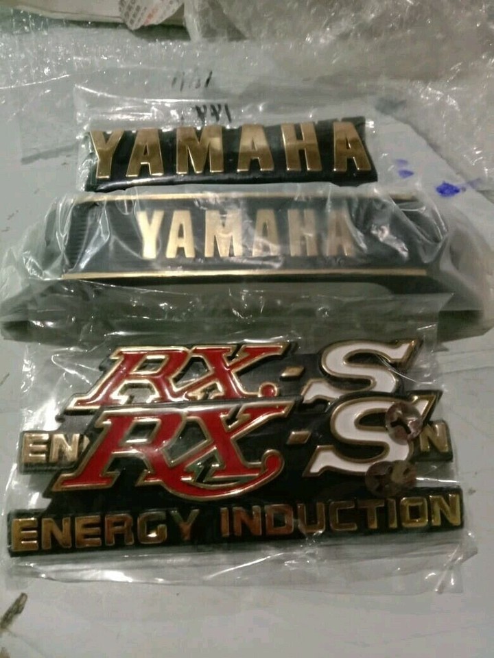 Yamaha RX RXS 115 Set Frame Emblem Decal Kit Set & Faster Ship | eBay