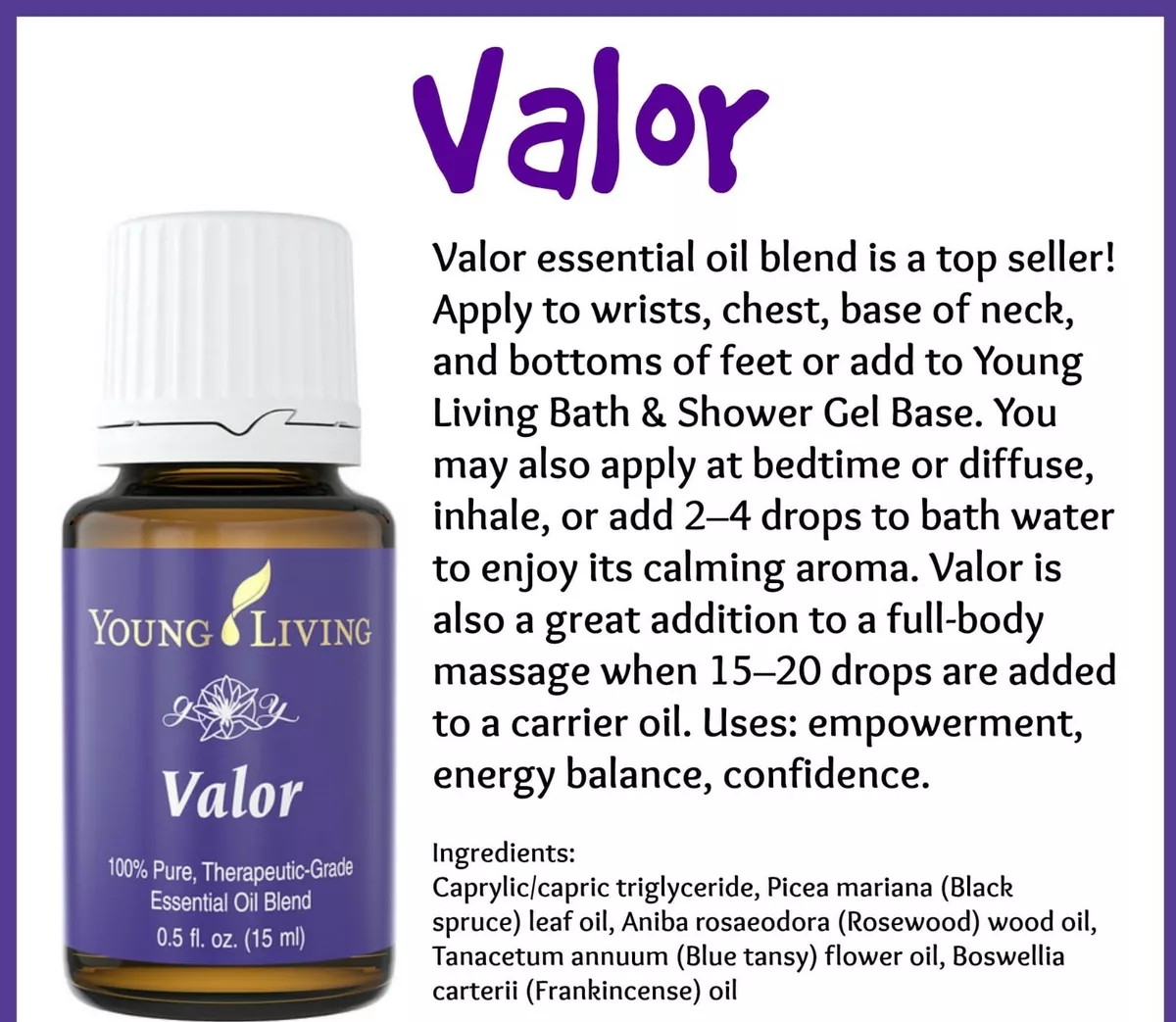Valor outlet young living