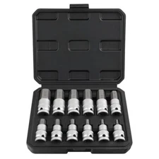 12pcs Hexagon Socket Plum T40t50 Hexagon Socket Head Screwdriver Socket