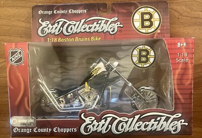NHL Ertl Collectibles Orange County Choppers BOSTON BRUINS  Bike  1:18 Diecast