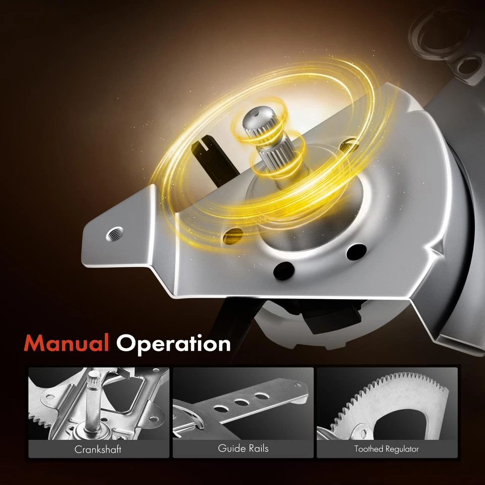 Regulador de ventana manual para Cadillac Escalade 99-00 Chevrolet K1500 delantero izquierdo Foto 4 de 4