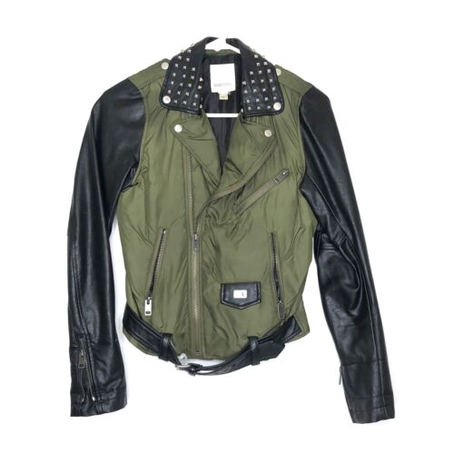 Diesel Motorradjacke asymmetrisch Kunstleder Damen Gr. 12* - Bild 1 von 11