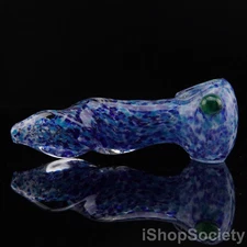 4" Confetti Snow Unicorn Tobacco Smoking Pipe Thick Collectible Pipes - P597B