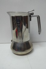 PELMER STAINLESS STEEL STOVE TOP ESPRESSO PERCULATOR COFFEE POT ITALY