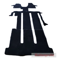 Premium Velour Floor Mats Complete Liner for VW T6 California Beach with Cabinet