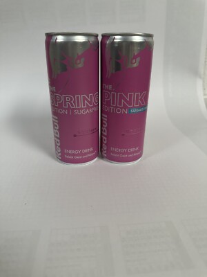 Red Bull Spring Edition and Pink Edition Waldbeere Pink Rosa 250 ml Sugar Free