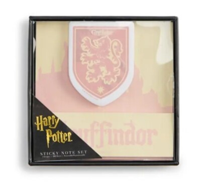 Harry Potter Gryffindor Sticky Note Set Include 3 Designs (200 Sticky Notes) NIB