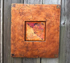 Jewels from Within by Kara Young Mixed Media Modernist Art Fiber Copper 2004