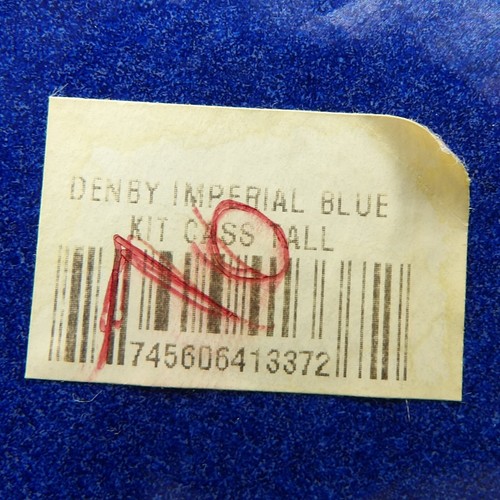 IMPERIAL BLUE BY DENBY-LANGLEY 3 QUART TALL ROUND COVERED CASSEROLE NEW - Picture 15 of 18