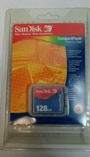 SanDisk CompactFlash 128 MB CF Memory Card (SDCFB-128-768) *** FREE SHIPPING