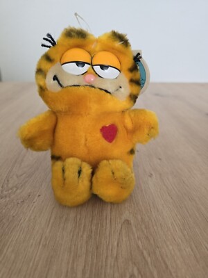 Vintage Seltenes 1978-1981 Garfield The Cat Animal Stuffed Plüschtier
