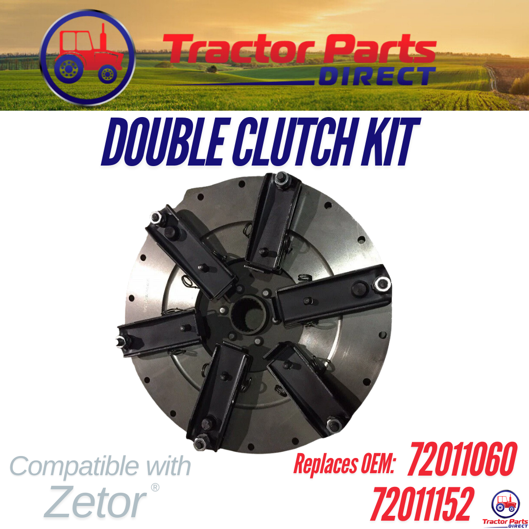 DOUBLE CLUTCH KIT 280mm comp w Zetor® REPLC: 72011060, 72011152