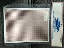 Handley House Miniature Dollhouse Flooring Red/White Check Tile 8” X 10