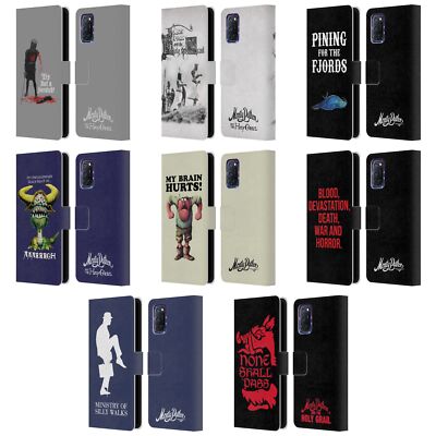OFFIZIELLE MONTY PYTHON KUNST BRIEFTASCHE HÜLLE HUELLE AUS LEDER FÜR OPPO HANDYS