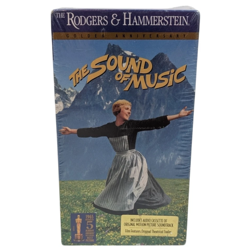 Julie Andrews "The Sound of Music" Golden Anniversary VHS & Soundtrack Cassette - Image 3 of 4