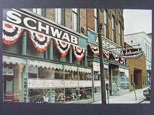 Memphis TN A. Schwab Department Store Museum Color Chrome Postcard 1960s-70s