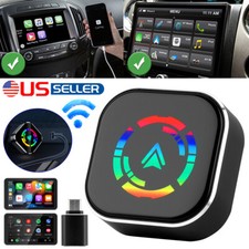 2-in-1 Wired to Wireless CarPlay Adapter /Android Auto Adapter Plug  Play Wi-Fi