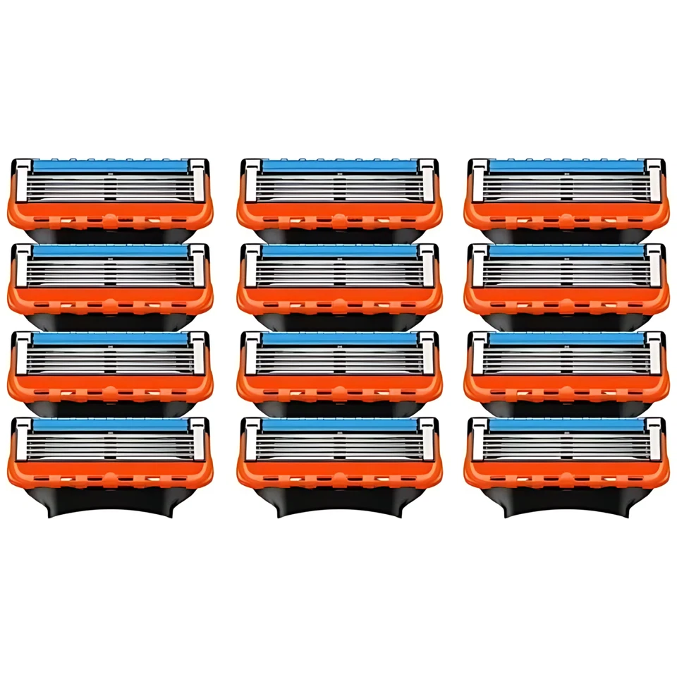 MARKENLOS RASIERKLINGEN FÜR GILLETTE FUSION 5 PROGLIDE EDELSTAHL-KLINGEN ERSATZ RASIERER