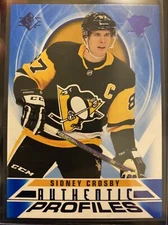 2020-21 SP Hockey Sidney Crosby Authentic Profiles Blue