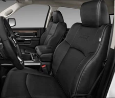 2009-2018 DODGE RAM LARAMIE LEATHER SEAT COVER DRIVER SIDE BOTTOM OEM 1 PIECE