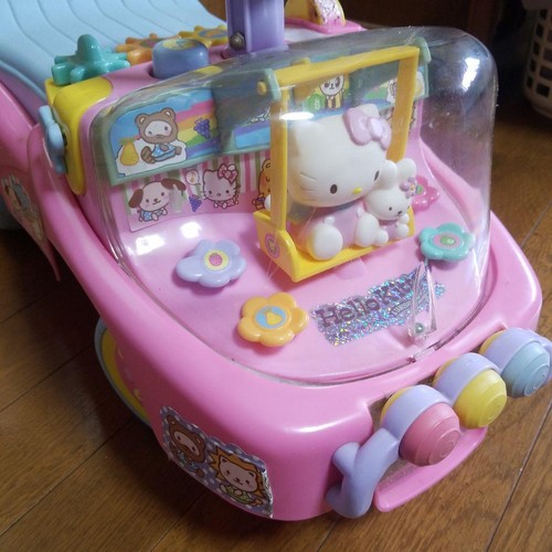 Sanrio Hello Kitty Alpha Baby Push Walker Ride-on Toy Pink Retro girls Vintage - Picture 2 of 9