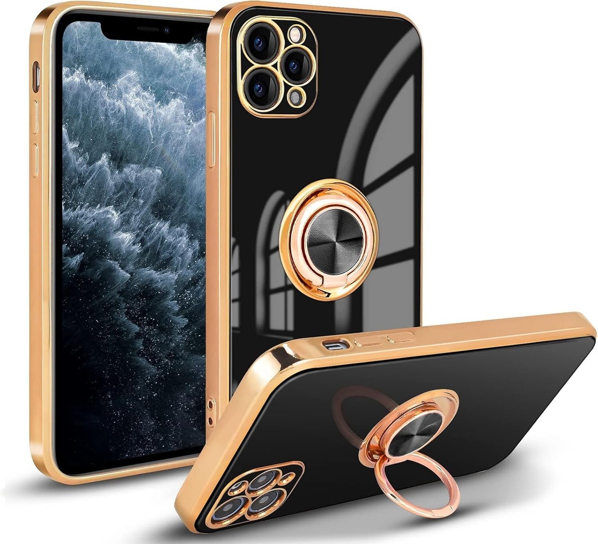 Apple Iphone Iphone 11 Pro Max Case With Ring LED Selfie Ring Fill