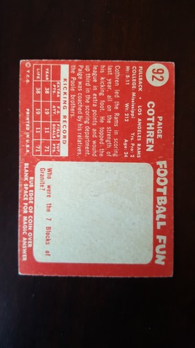 1958 topps football cards #61 to #132, complete your set - Picture 105 of 257