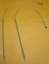 1950-1952 Buick Stainless Steel Hood Release Cables Pair All Series 21"L  HC-502