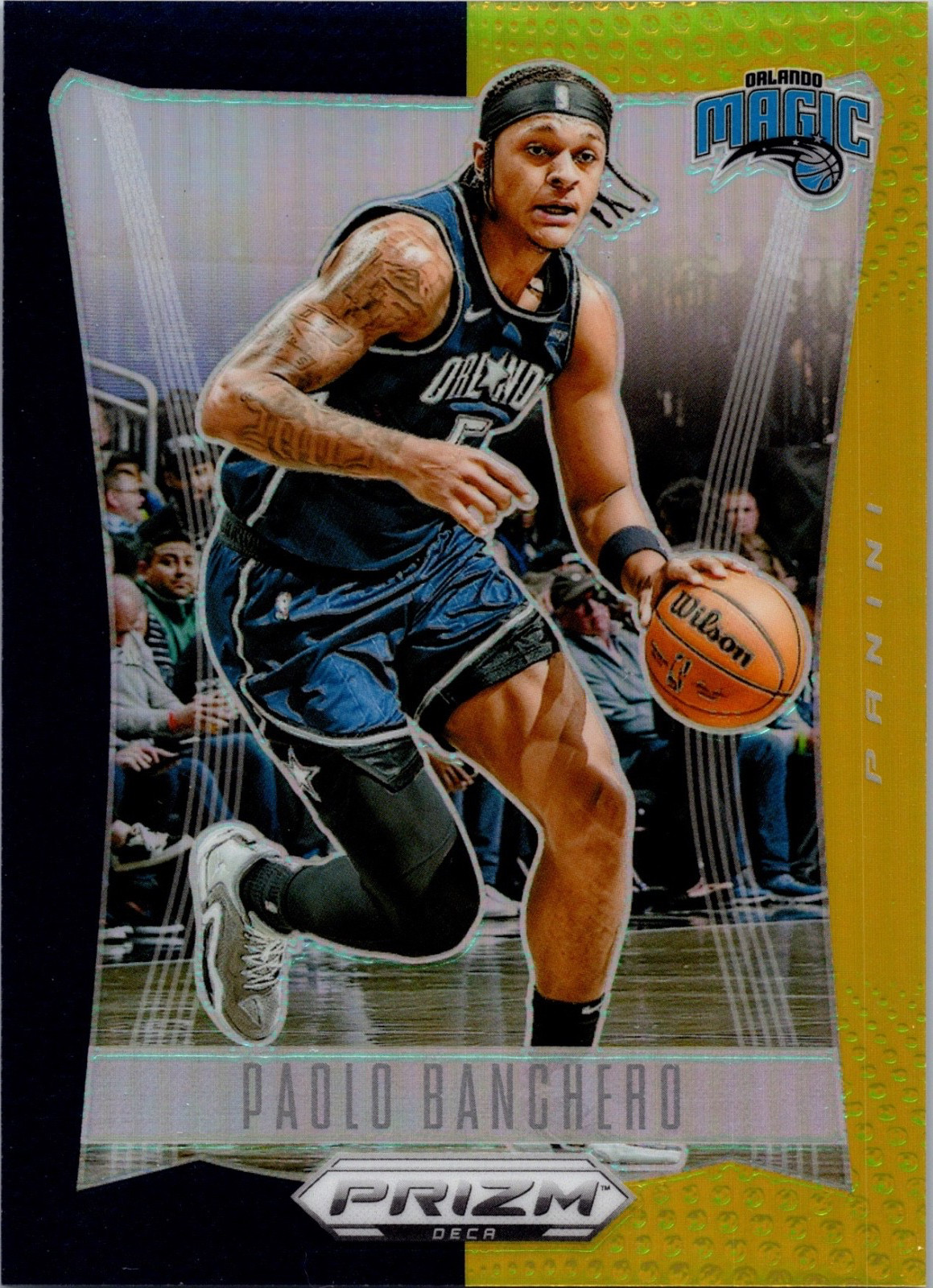 Paolo Banchero 2023 Prizm Deca Black Gold RC /5 #264 Mint Orlando Magic Rookie