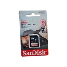 SanDisk Ultra 16GB SDHC SD Memory Card Class 10 High Speed UHS-1 48MB/s 320x