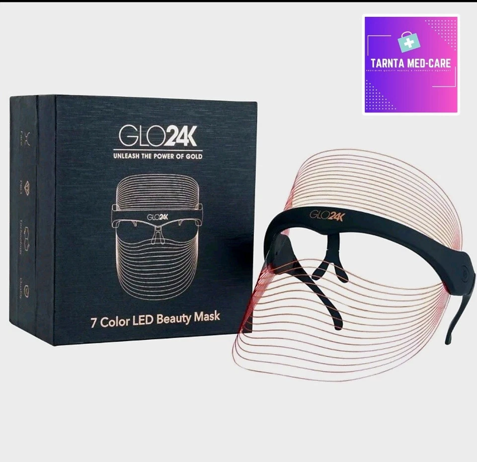 GLO24K 7 Color LED Beauty Mask - Image 2 of 4