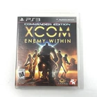 XCOM Enemy Within Commander Edition PS3 Complete In Box With Manual Firaxis